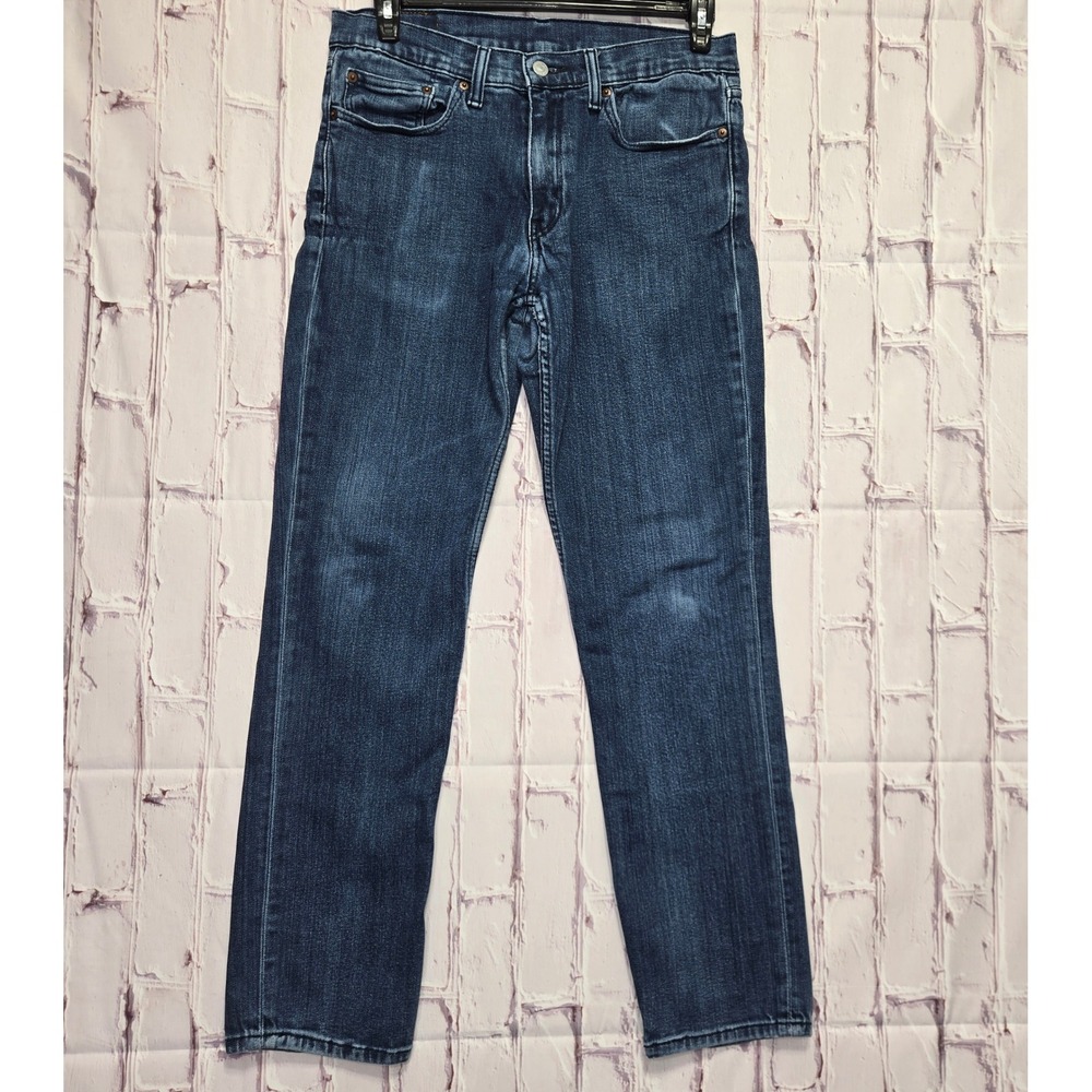 Levi's 511 Slim Jeans Blue Denim Stretch Casual Workwear Pants Mens W34xL34